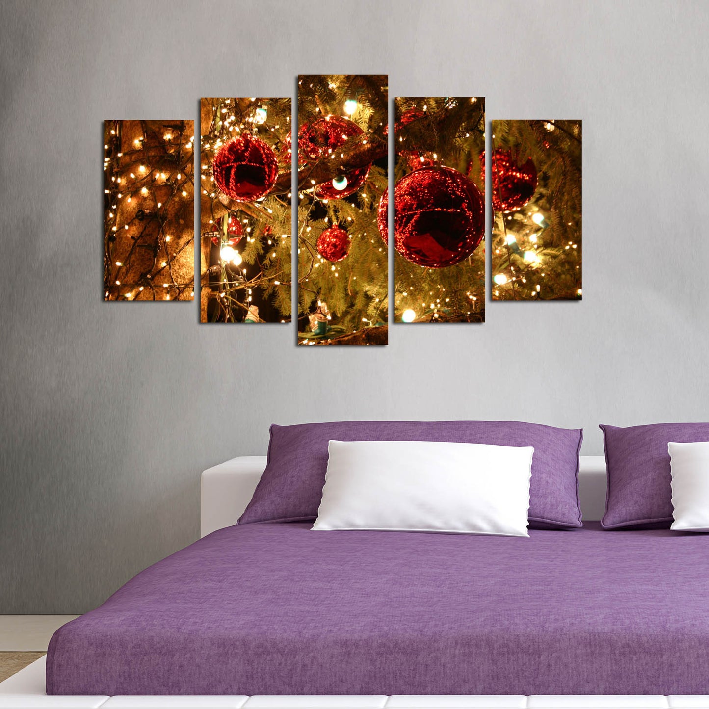Ukrasna slika MDF -a (5 komada), 5PMDFNOEL-5