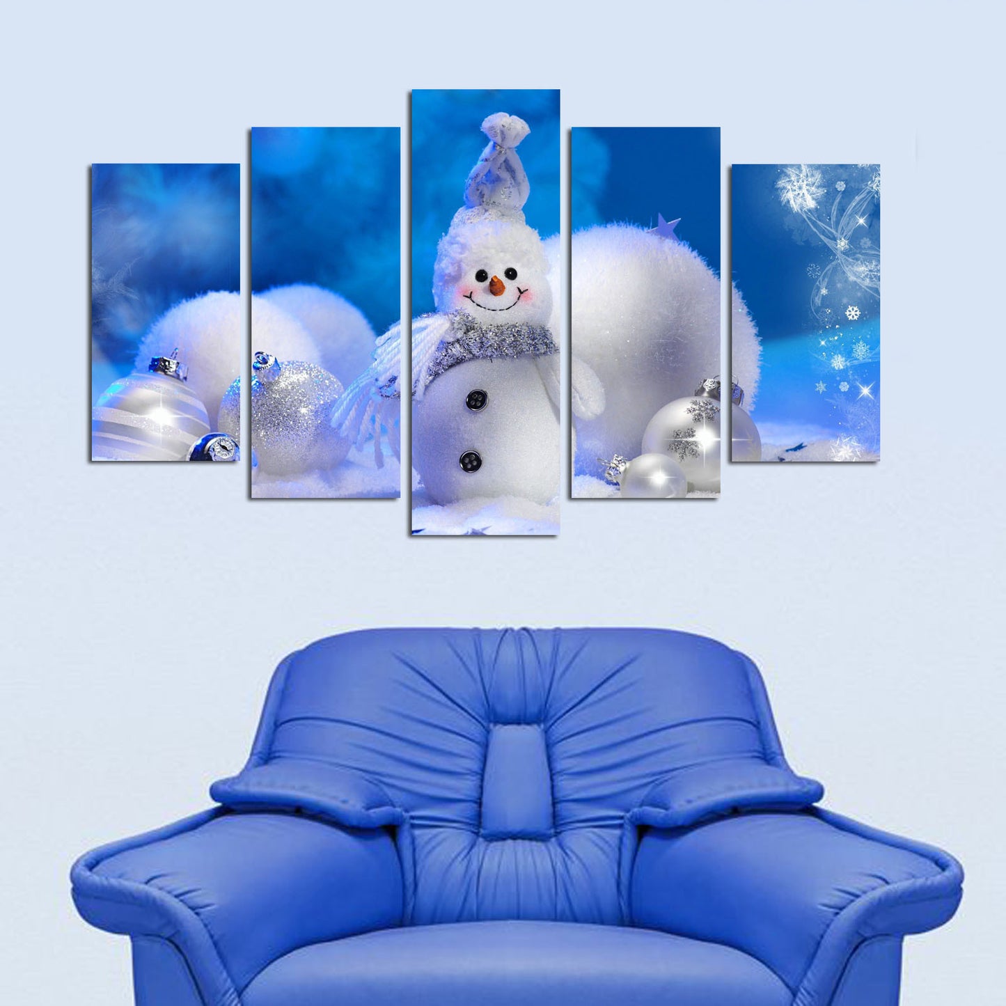 Ukrasna slika MDF -a (5 komada), 5PMDFNOEL-6