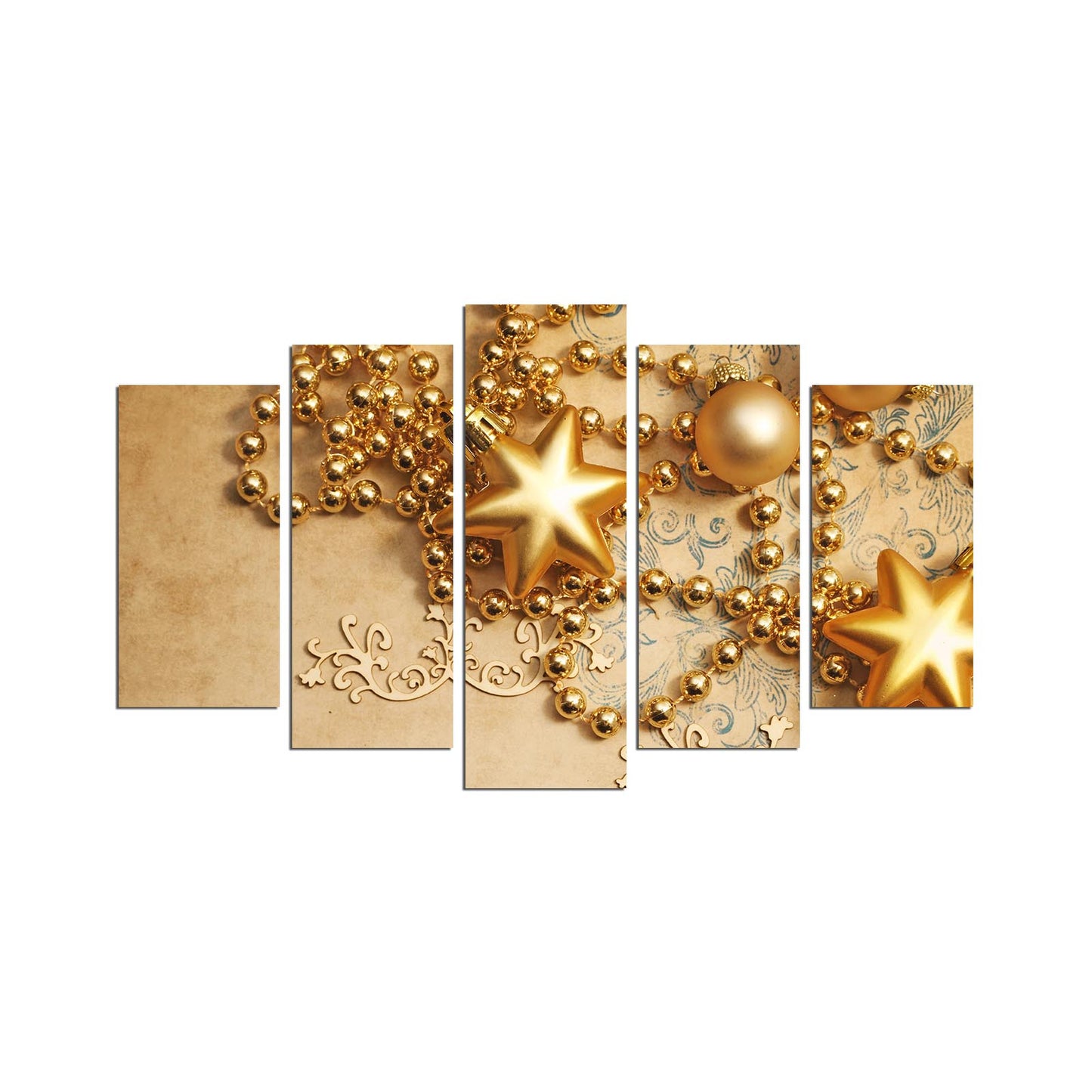 Ukrasna slika MDF -a (5 komada), 5PMDFNOEL-7