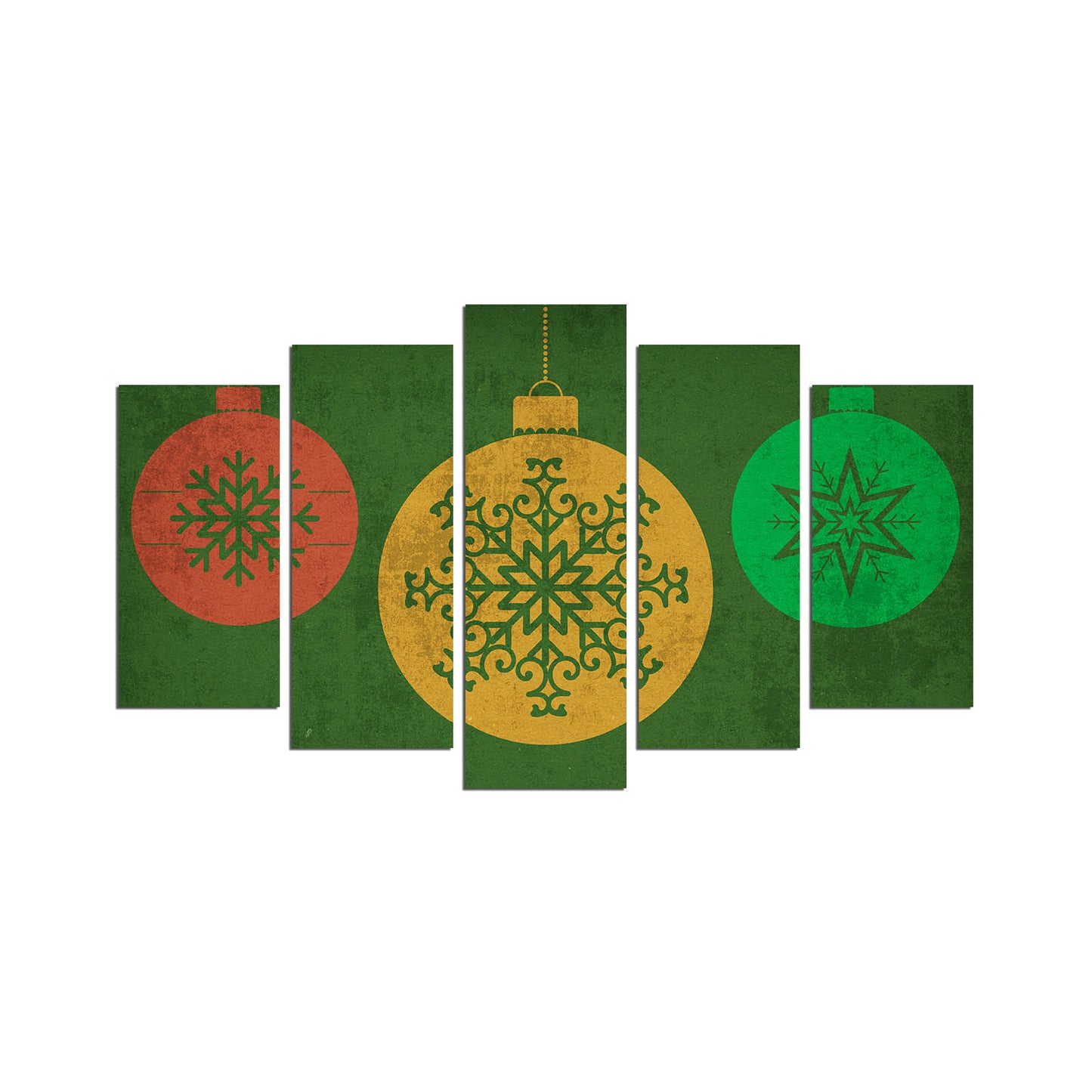 Ukrasna slika MDF -a (5 komada), 5PMDFNOEL-9