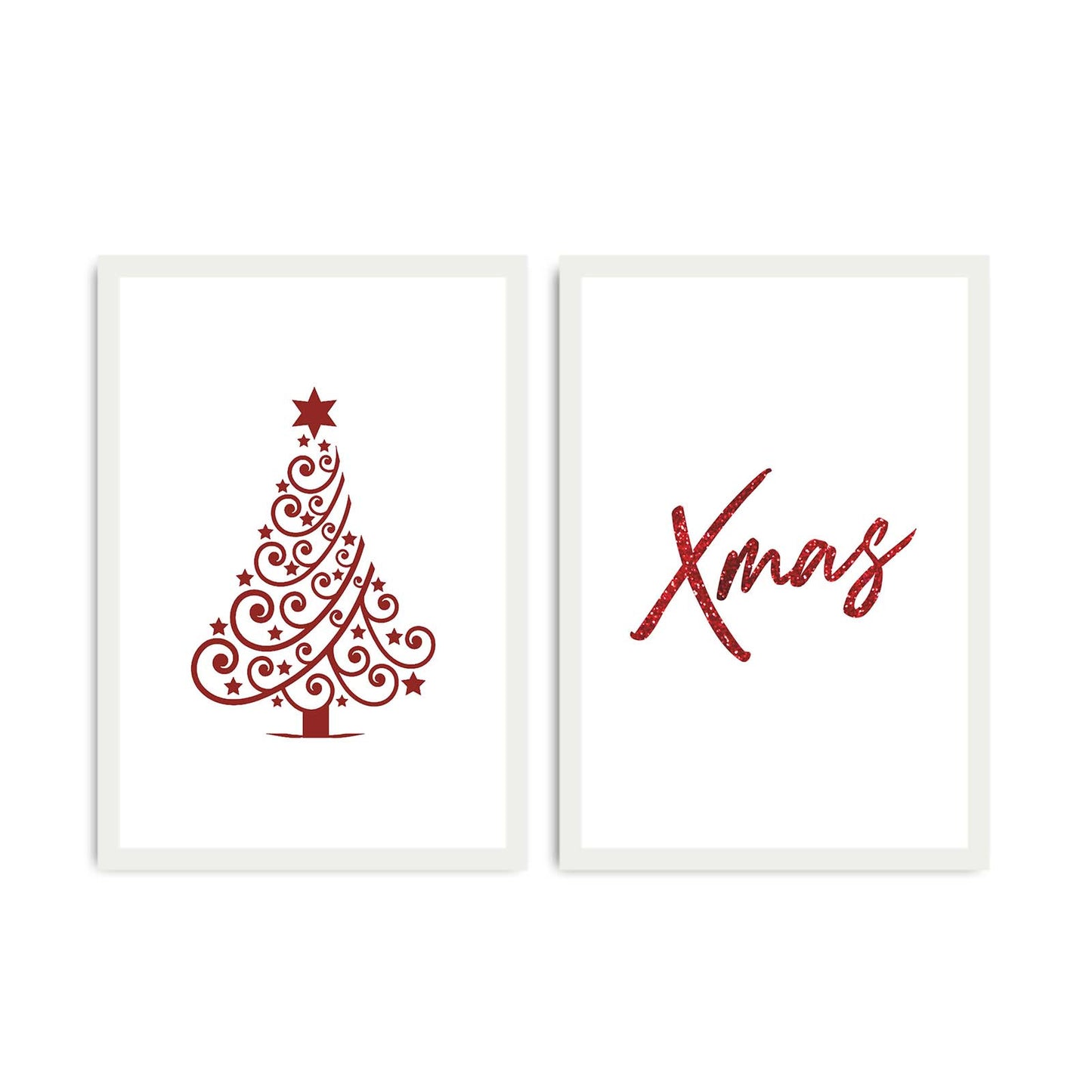 Ukrasno uokvireno MDF slikanje (2 komada), 2PBCTNOEL-03