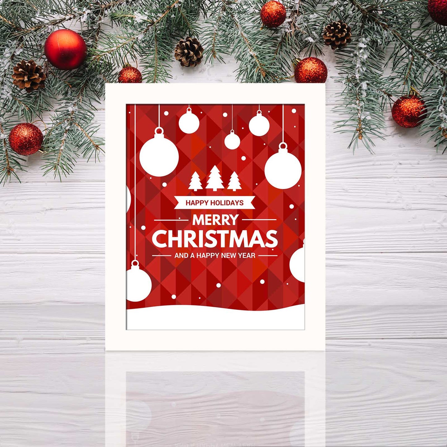 Uokvirena slika MDF, BCTNOEL-004