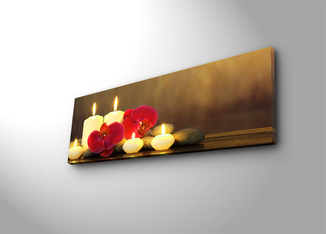 Ukrasna LED osvijetljena platno slika, 3090İACT-34