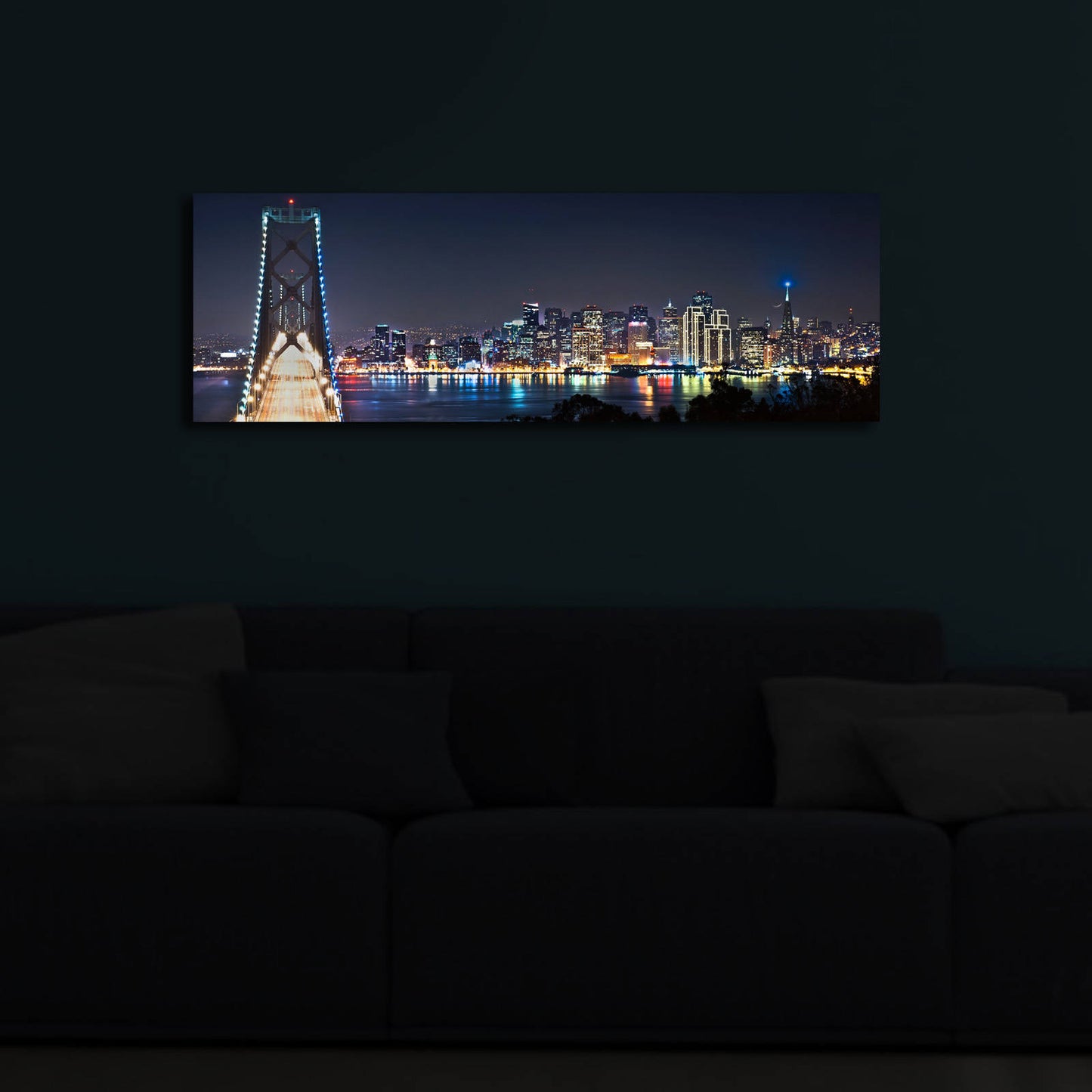 Slika dekorativna na platnu s LED rasvjetom, 3090İACT-37