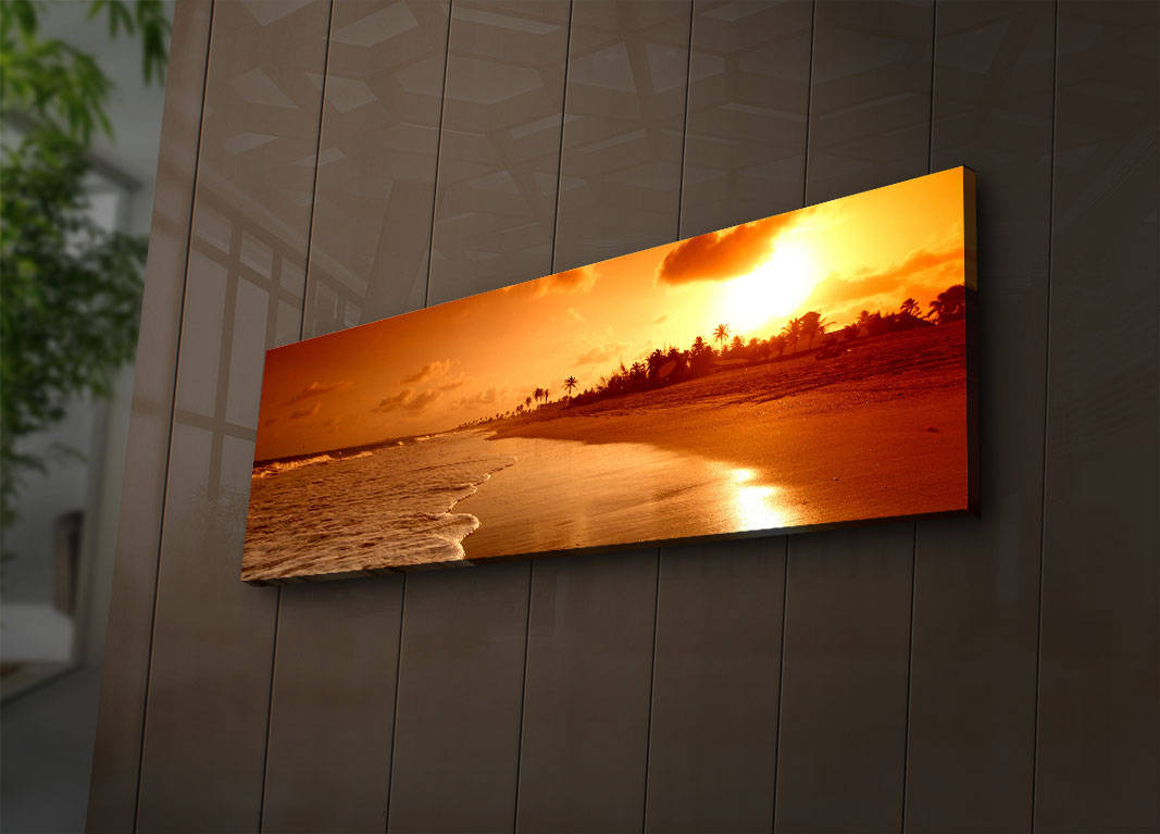 Ukrasna LED osvijetljena platno slika, 3090İACT-38
