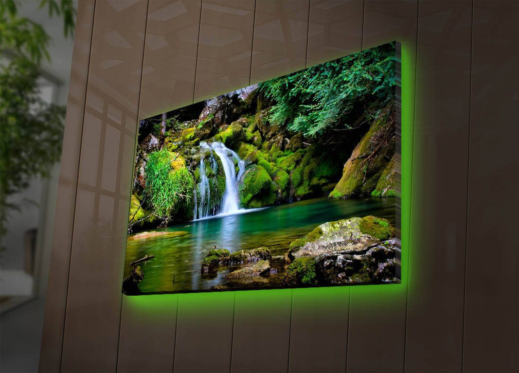 Ukrasna LED osvijetljena platno slika, 4570DACT-34