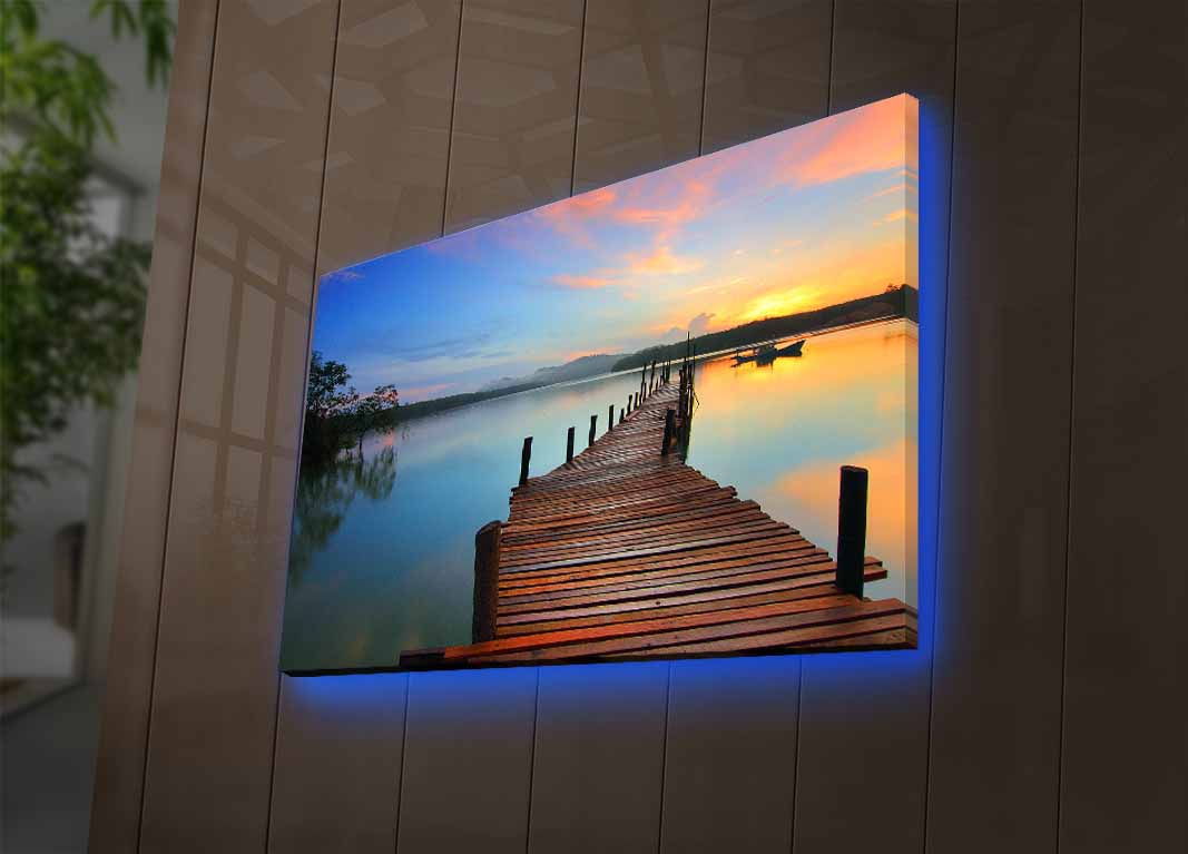 Slika dekorativna platno sa LED rasvjetom, 4570DHDACT-012