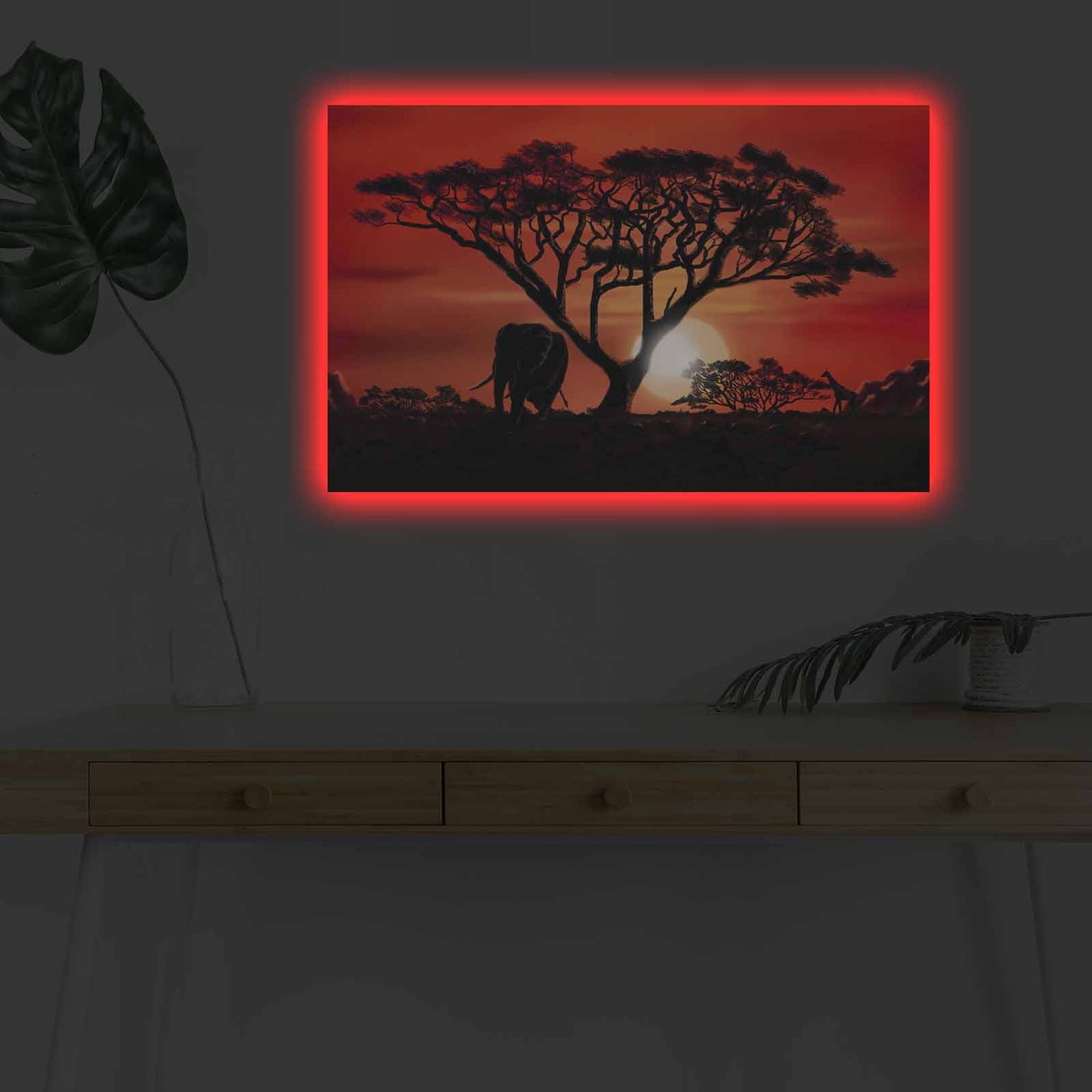 Slika dekorativna platno sa LED rasvjetom, 4570DHDACT-053