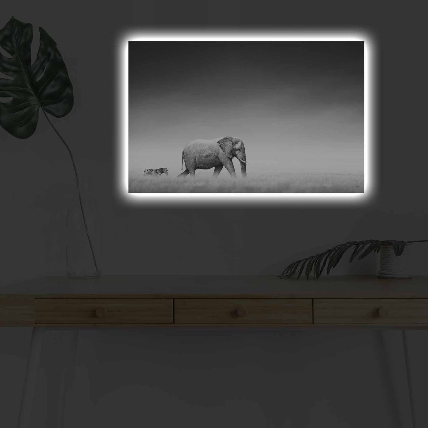 Slika dekorativna platno sa LED rasvjetom, 4570DHDACT-099