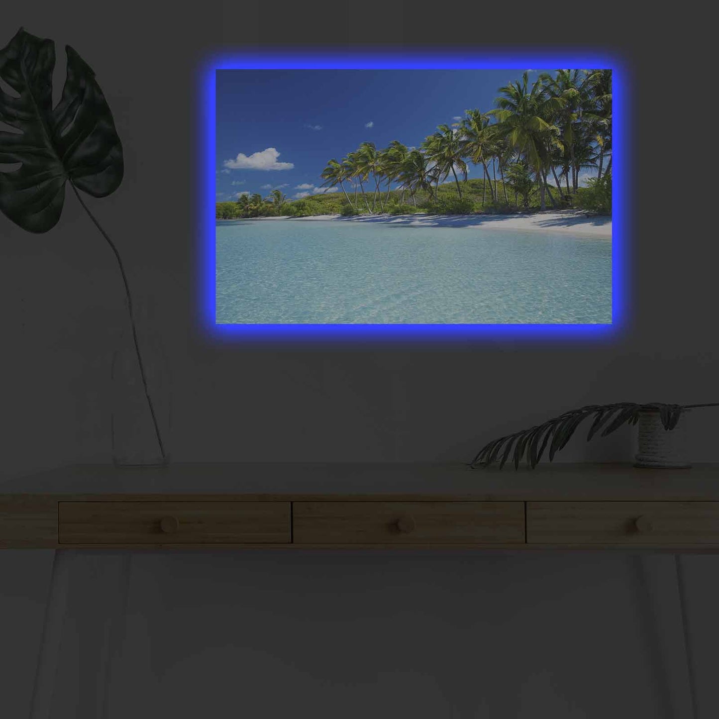 Slika dekorativna platno sa LED rasvjetom, 4570DHDACT-162