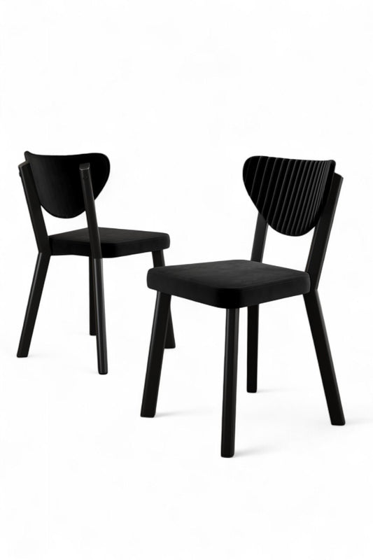 Set stolica (4 komada) 066, crna