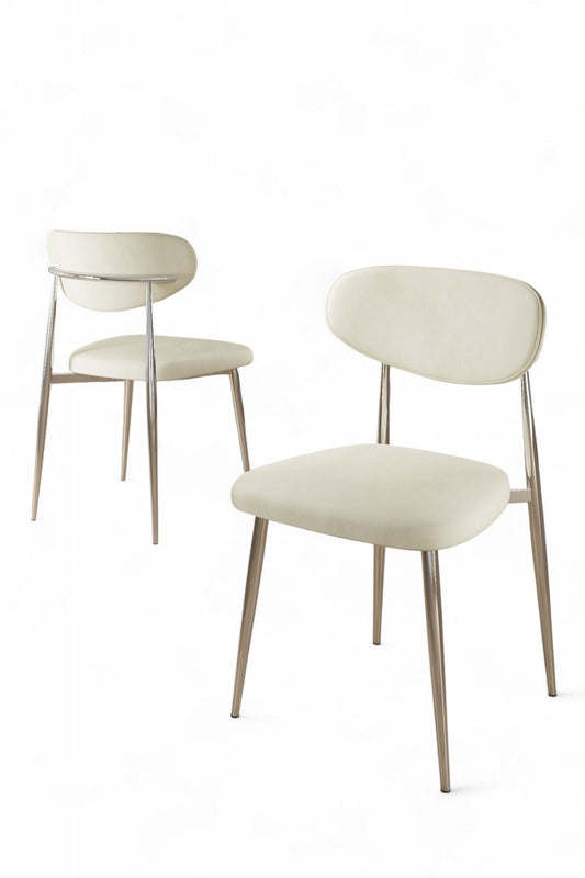 Set stolica (4 komada) 950, krem, krom
