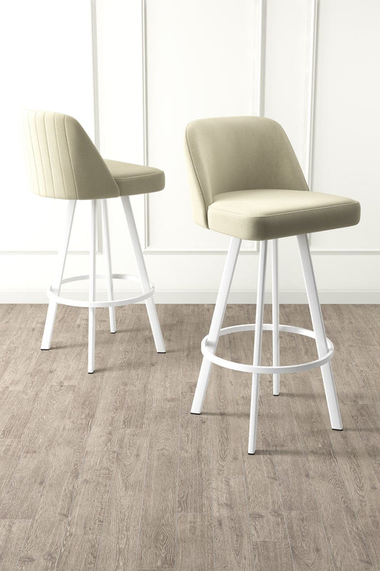 Set barskih stolica (6 komada) 209, krem, bijela