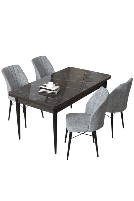 Set blagovaonskog stola i stolica (5 komada)
