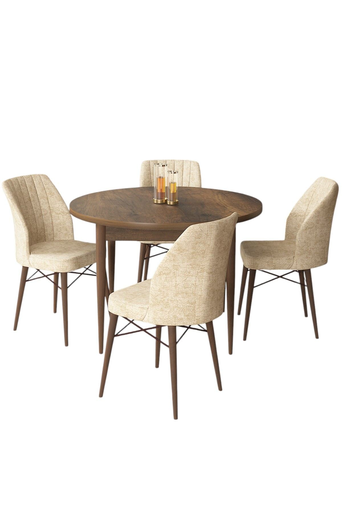 Set blagovaonskog stola i stolica (5 komada)