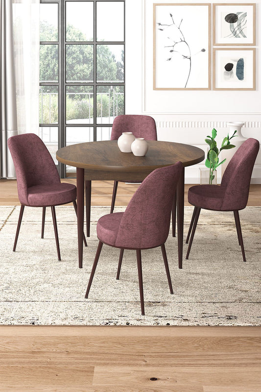 Set blagovaonskog stola i stolica (5 komada)