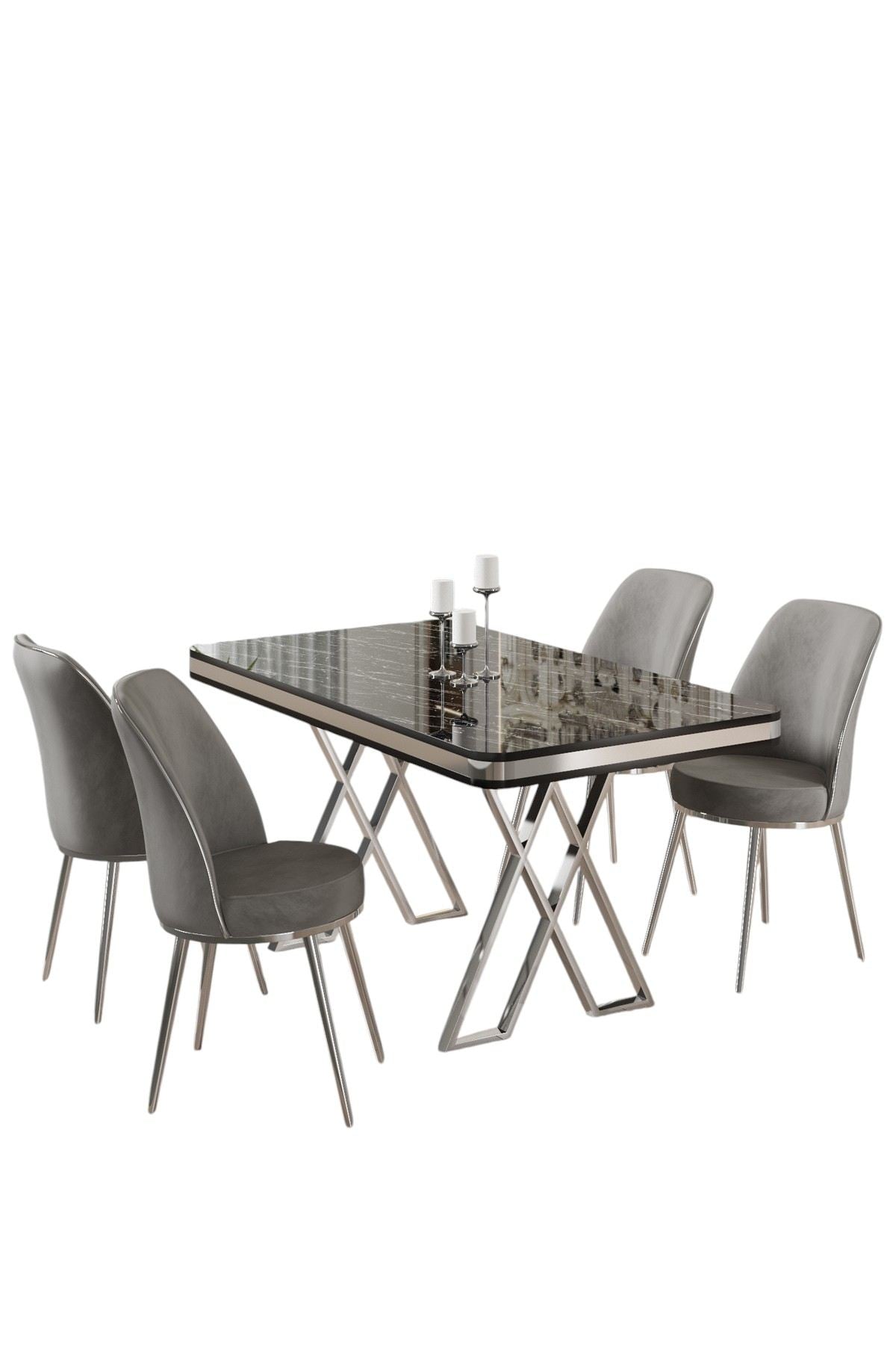 Set blagovaonskog stola i stolica (5 komada)