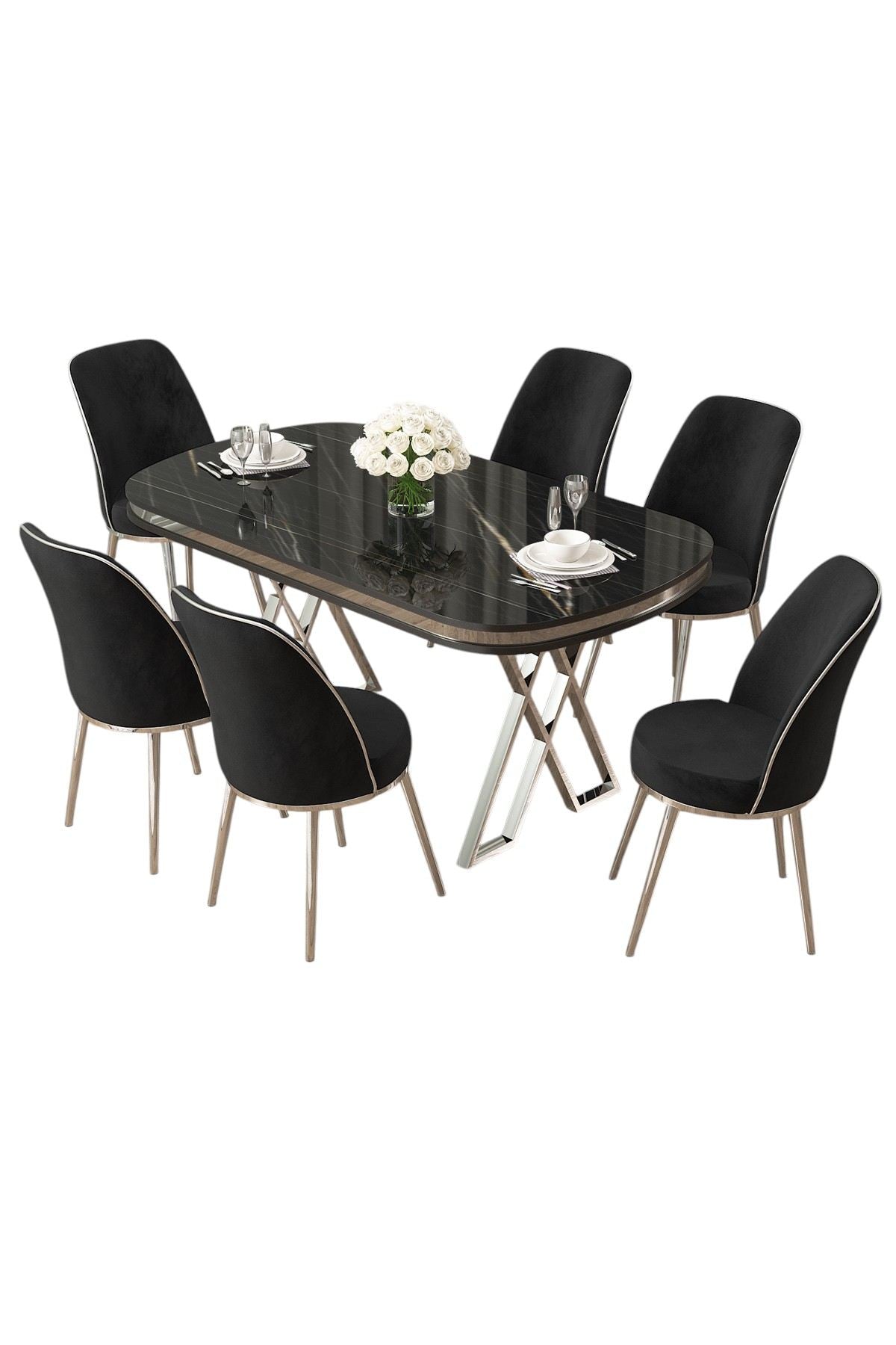 Set blagovaonskog stola i stolica (7 dijelova)