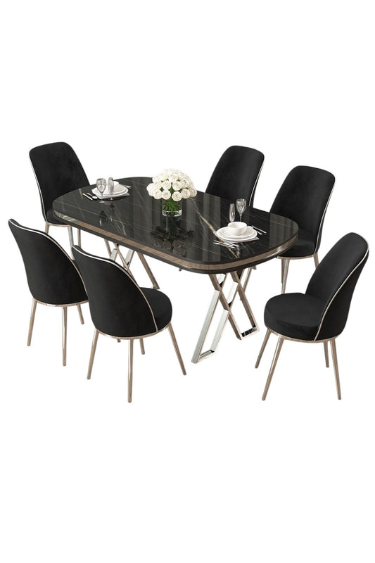 Set blagovaonskog stola i stolica (7 dijelova)
