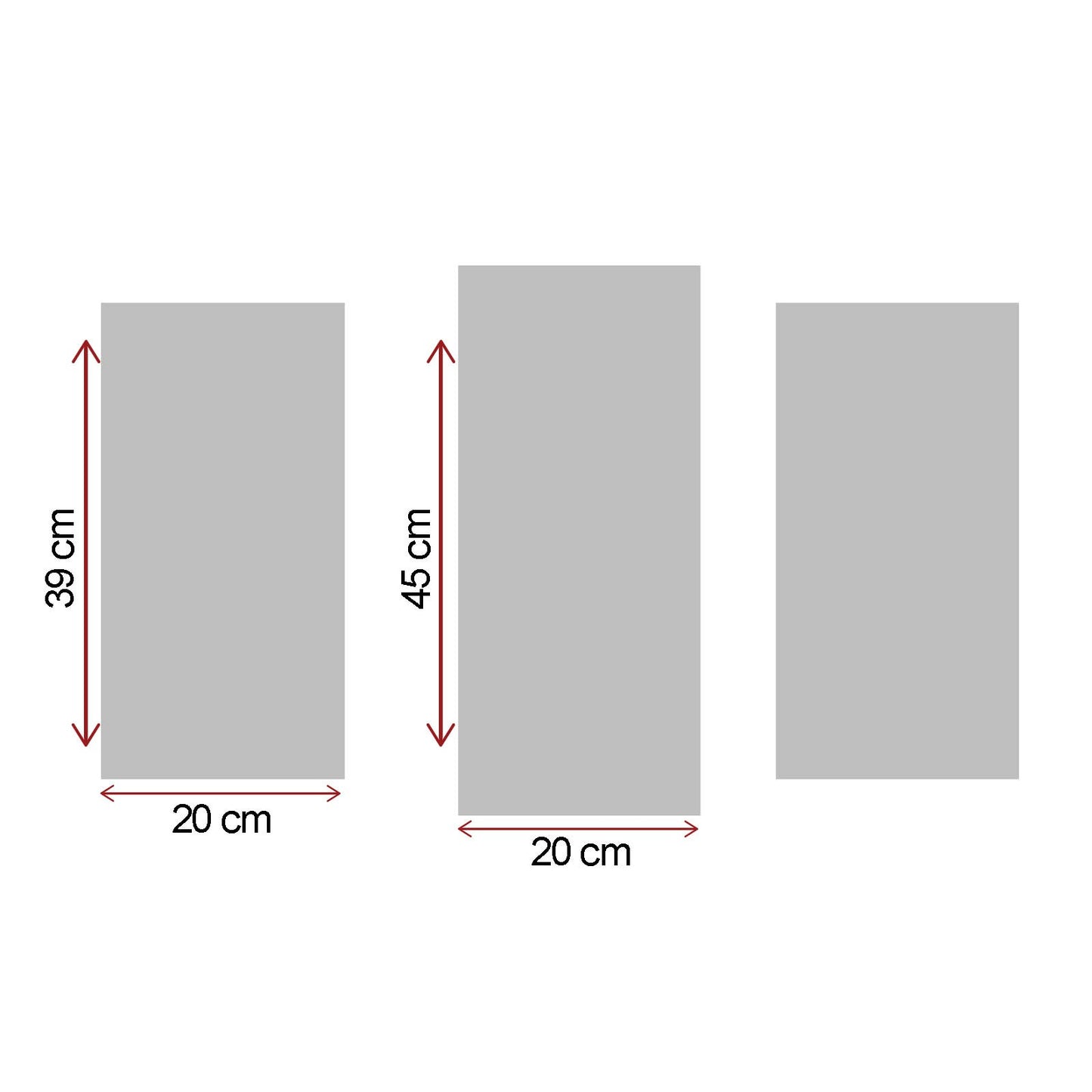 Slika ukrasna platno (3 komada), 3PATK-67