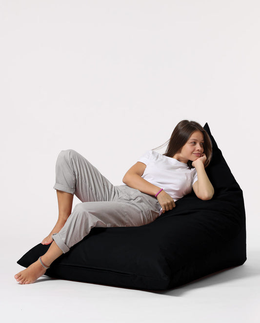 Vreća za sjedenje, Pyramid Big Bed Pouf - Black