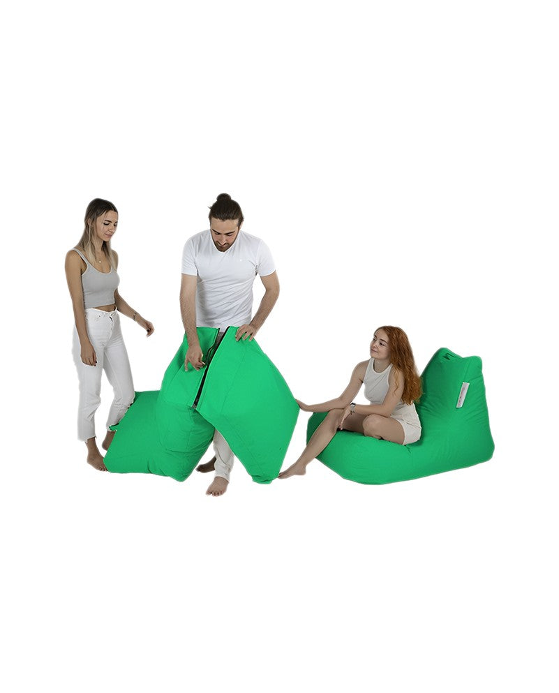 Vreća za sjedenje, Siesta Sofa Bed Pouf - Green