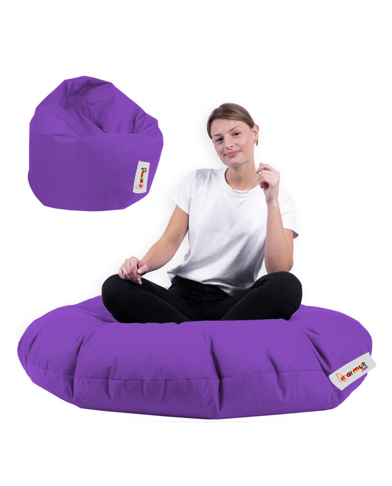 Vreća za sjedenje, Iyzi 100 Cushion Pouf - Purple