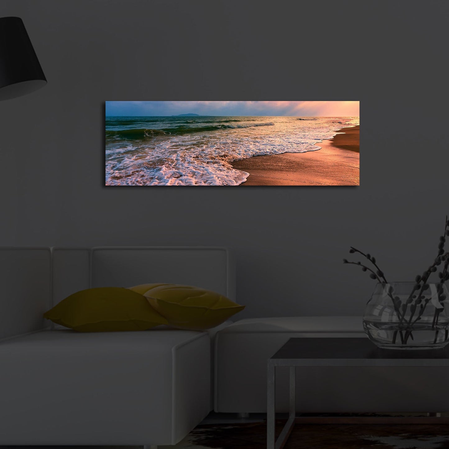 Ukrasna LED osvijetljena platno slika, 3090İACT-72