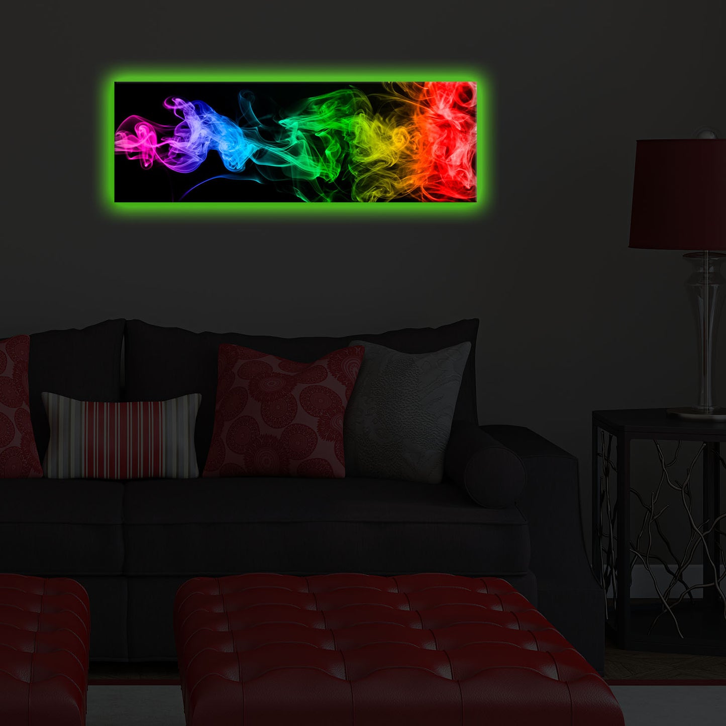 Slika dekorativna na platnu s LED rasvjetom, 3090DACT-67