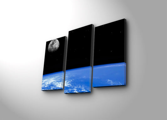Ukrasna LED osvijetljena platno slika (3 komada), 3PATDACT-31