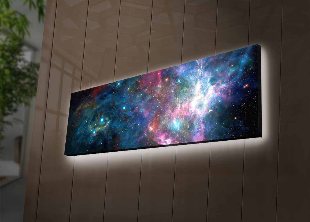 Slika dekorativna na platnu s LED rasvjetom, 3090NASA-005