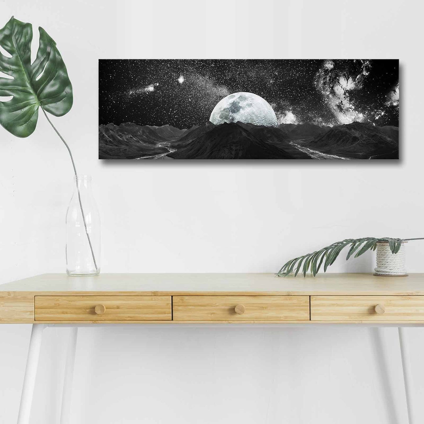 Ukrasna LED osvijetljena platno slika, 3090NASA-009