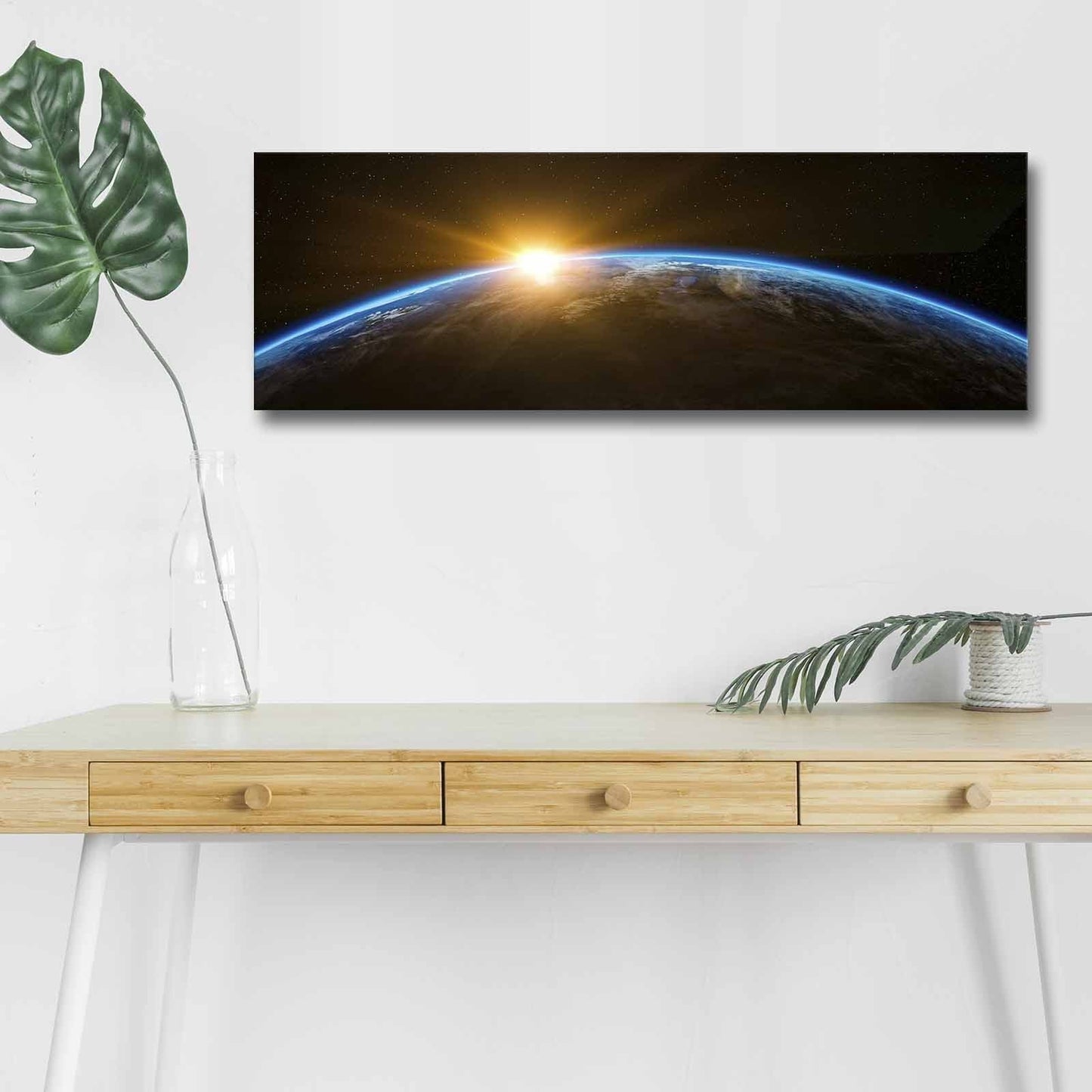 Ukrasna LED osvijetljena platno slika, 3090NASA-018