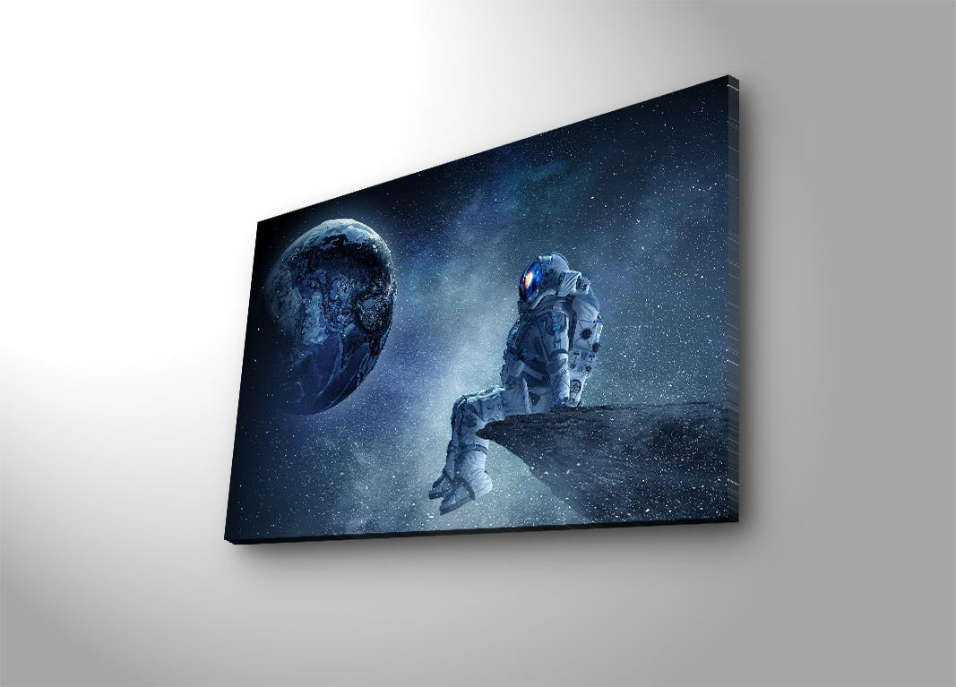 Ukrasna slika na platnu s LED osvjetljenjem NASA-005