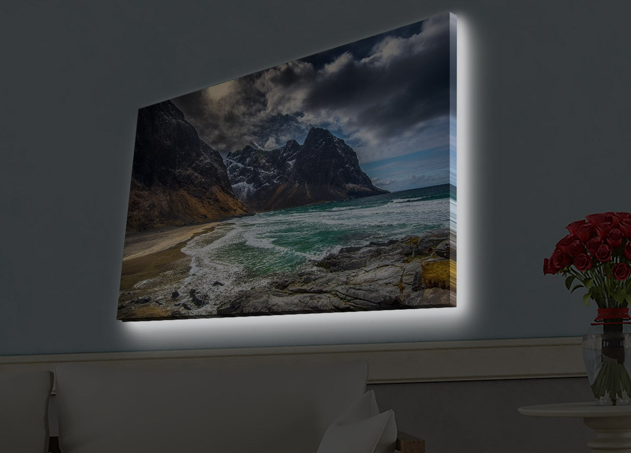 Slika dekorativna platno sa LED rasvjetom, 4570HDACT-020