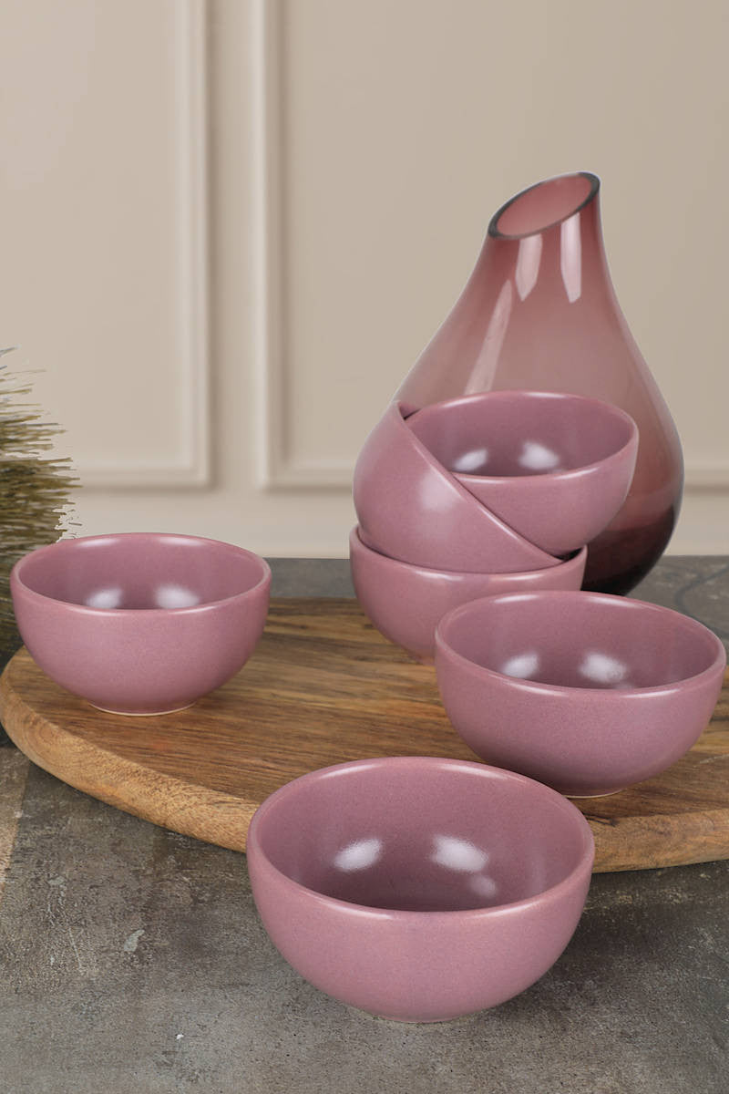 Set posudica za umake, Bulut Violet Snack - Sauce Bowl 8 Cm 6 Pieces