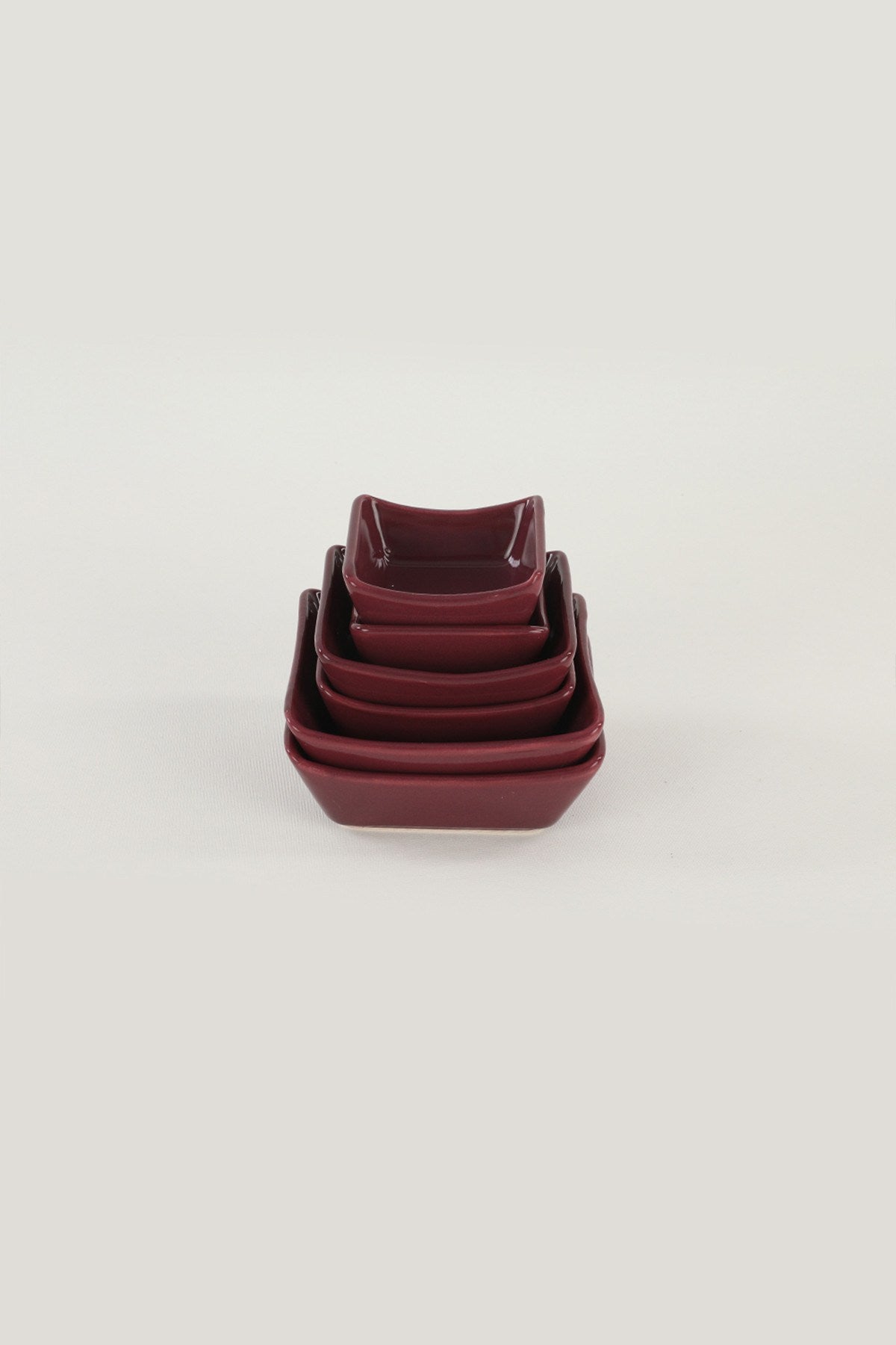 Set posudica za umake, Plum Sandal Snack - Sauce 8-10-12 Cm 6 Pieces
