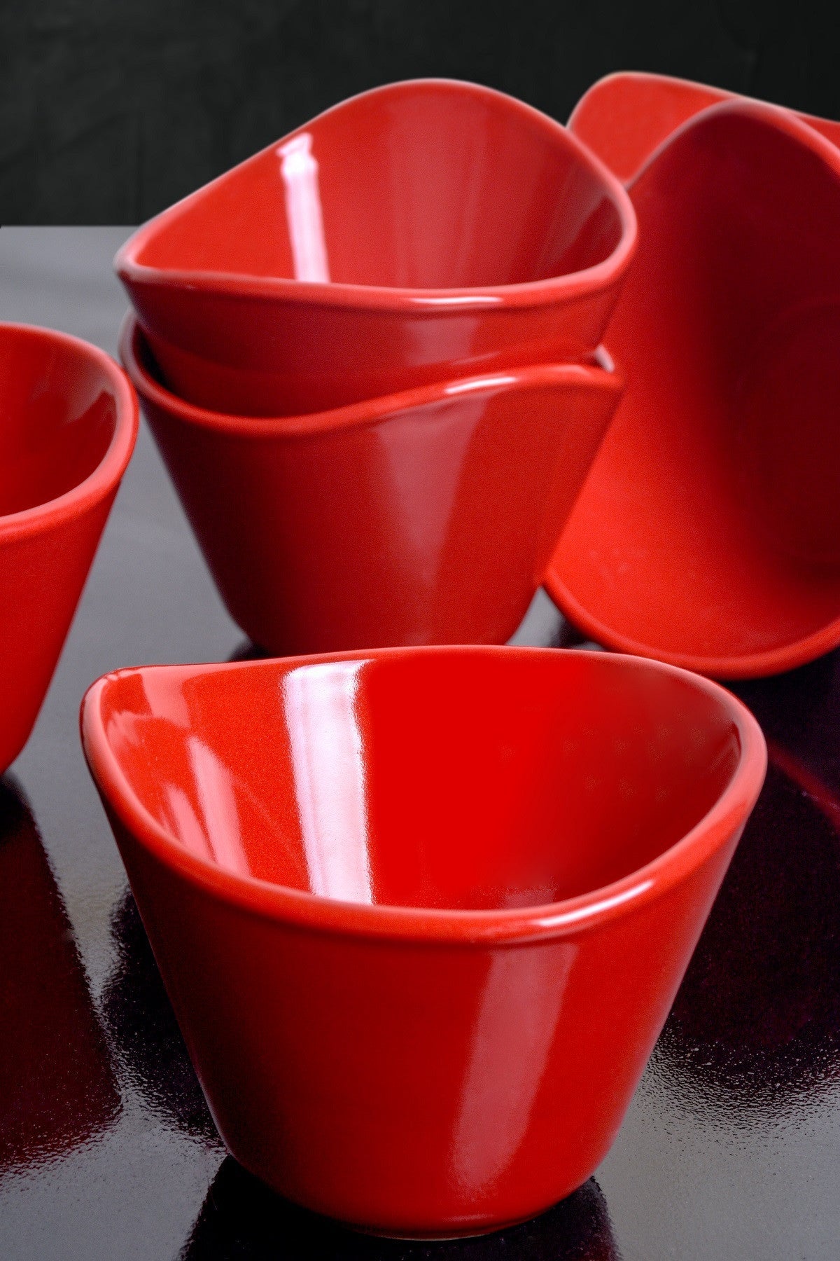 Set zdjelica (6 komada), Tigela Red Snack Bowl 11 Cm 6 Pieces