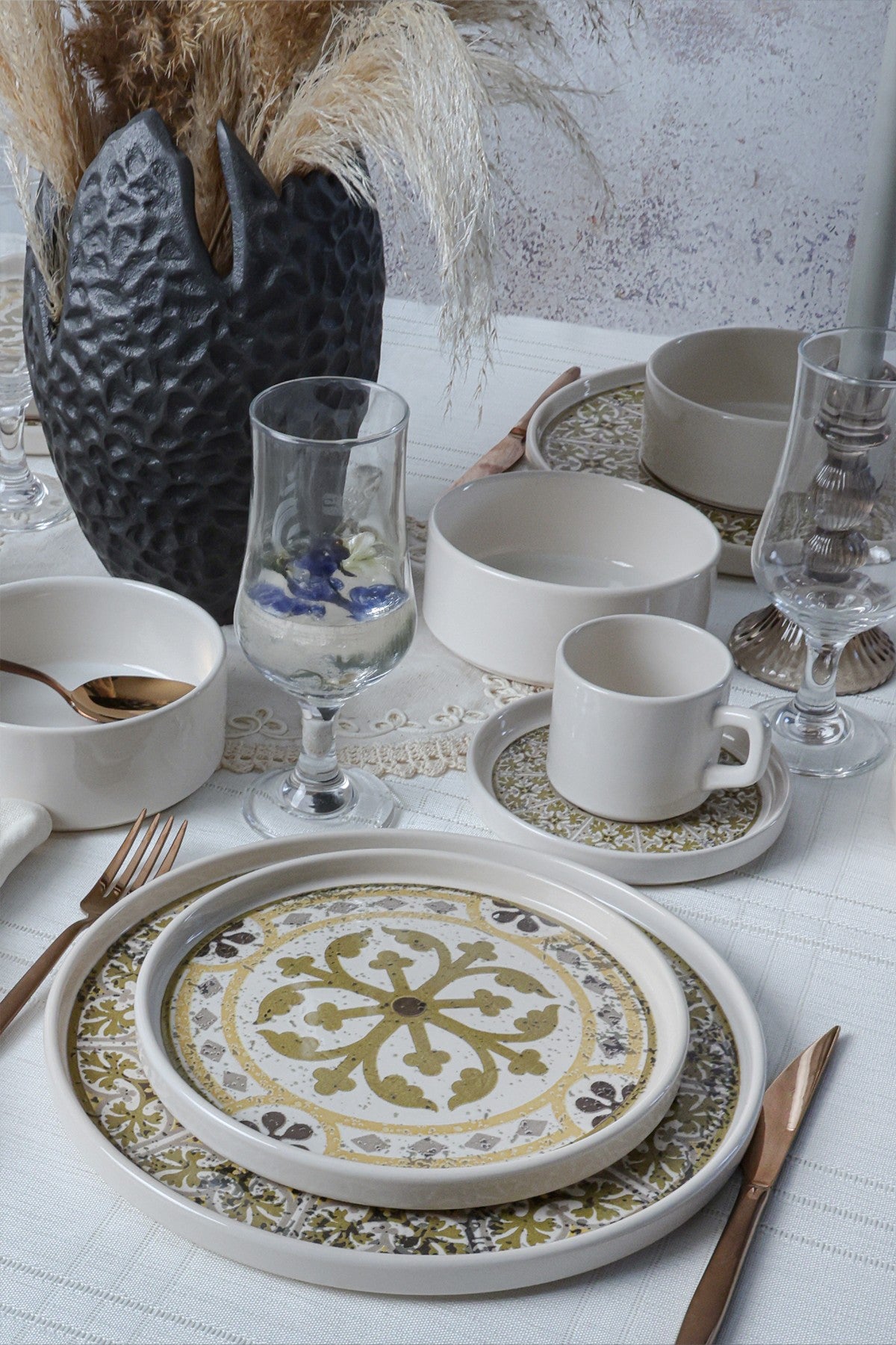 Set za večeru (20 komada) 286, Višebojni