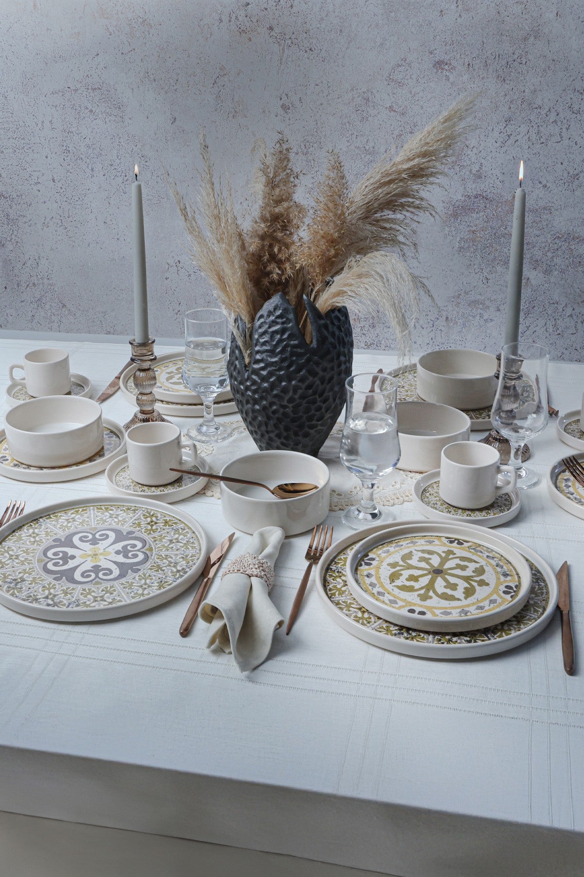 Set za večeru (20 komada) 286, Višebojni