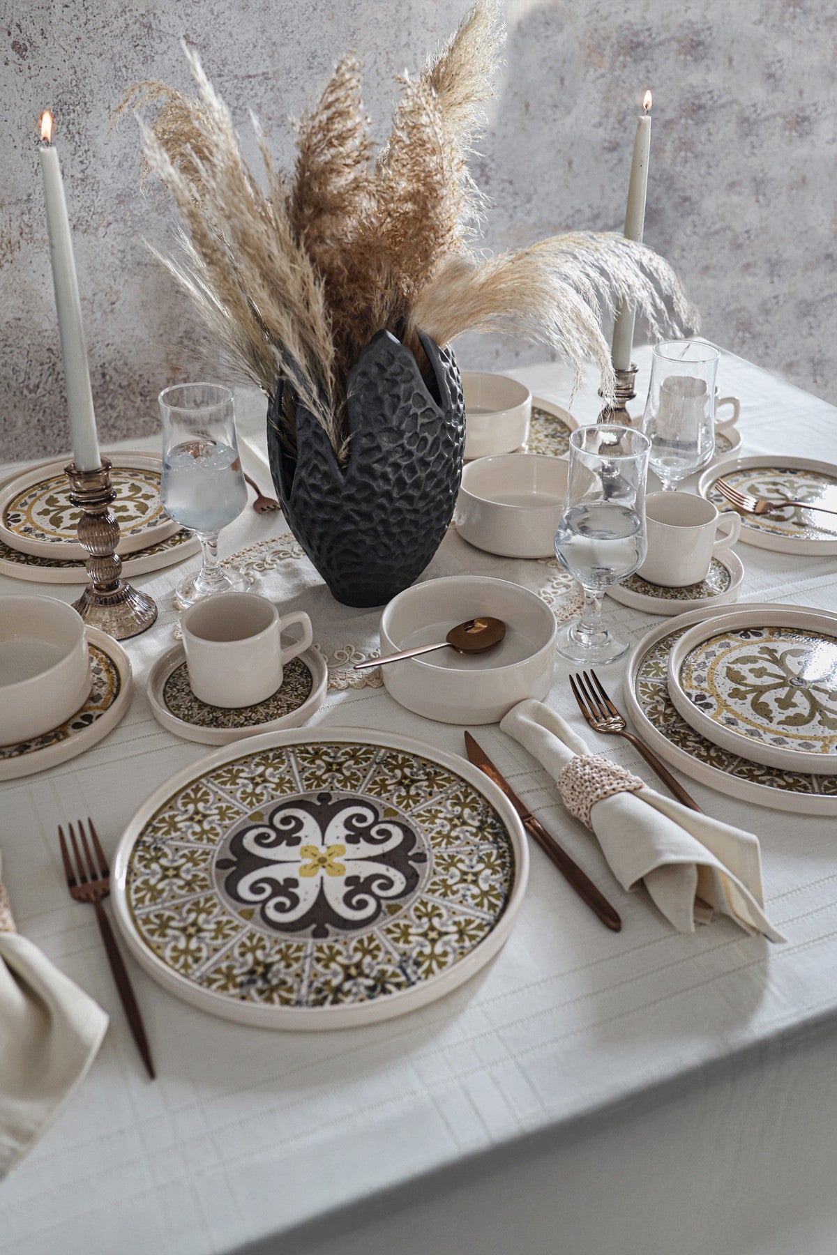 Set za večeru (20 komada) 286, Višebojni