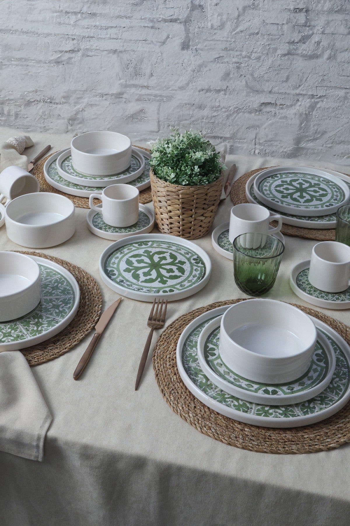 Set za večeru (20 komada) 293, Višebojni