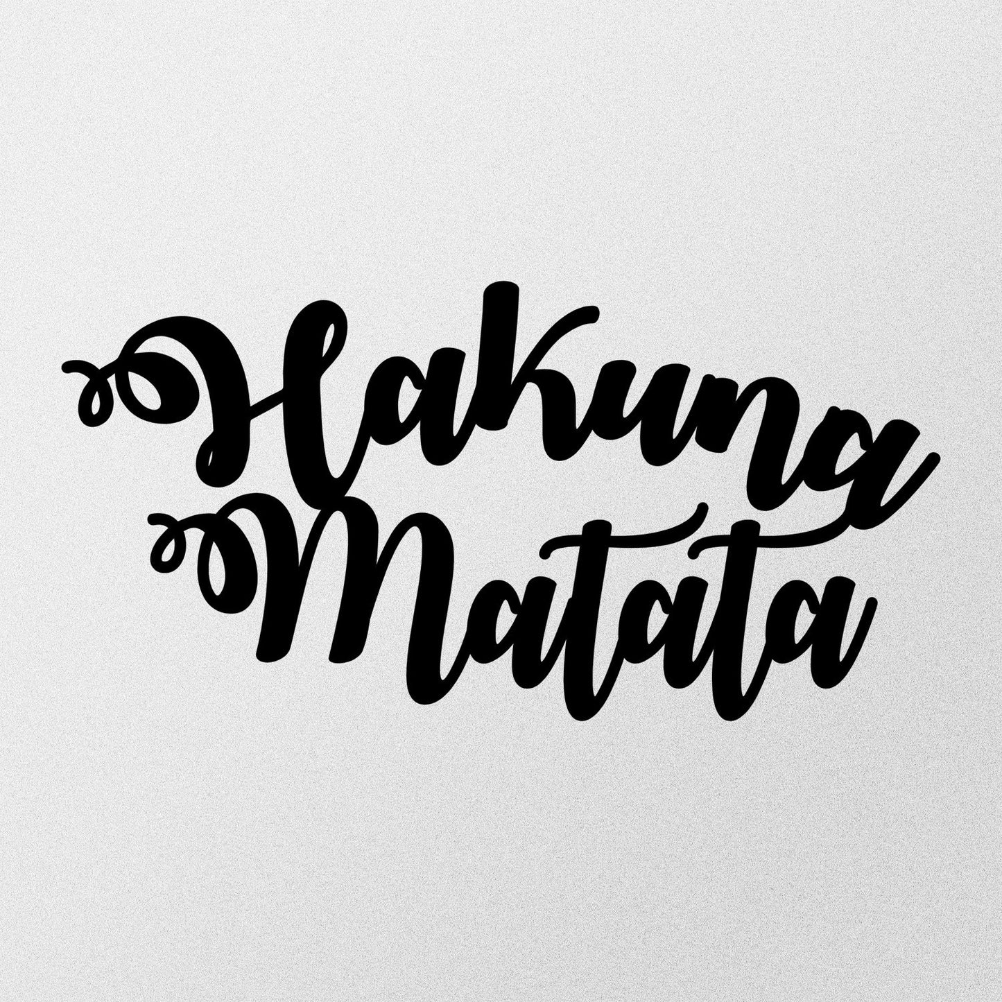 Metalna zidna dekoracija Hakuna Matata