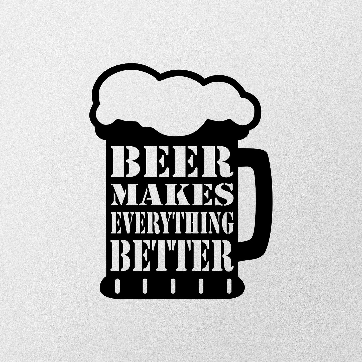 Metalna zidna dekoracija Beer Metal Decor