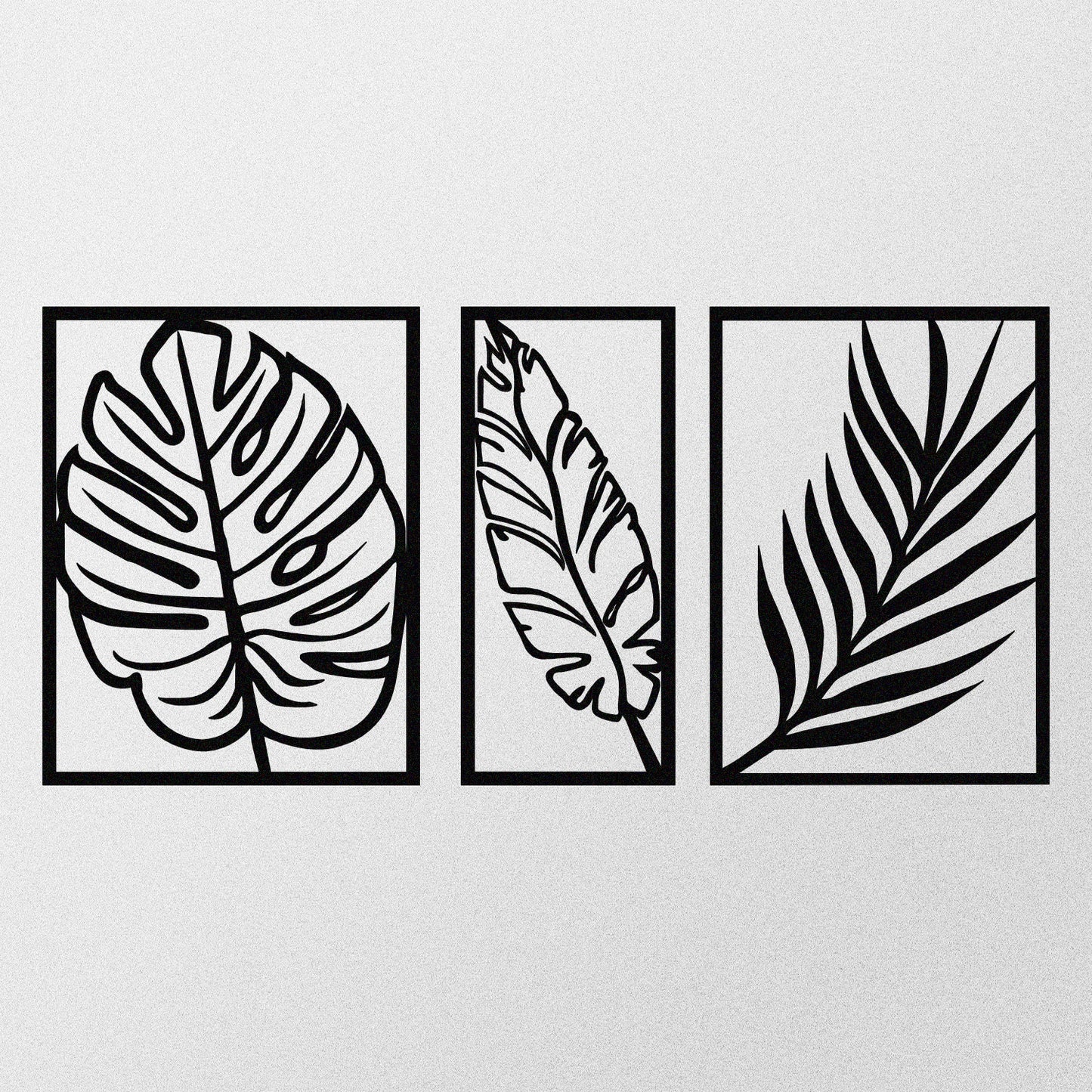 Metalna zidna dekoracija Leaf2 Metal Decor