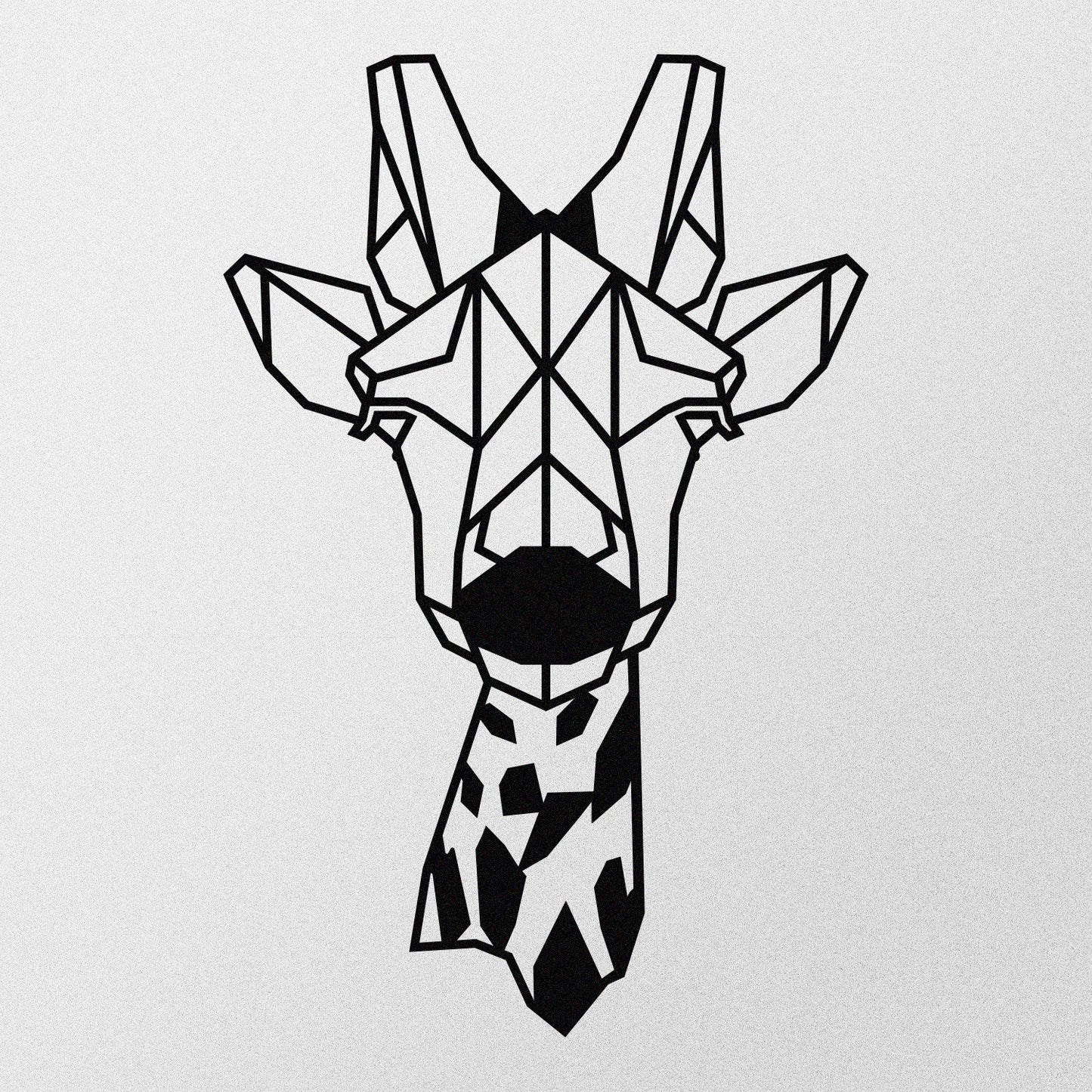 Metalna zidna dekoracija Giraffe Metal Decor