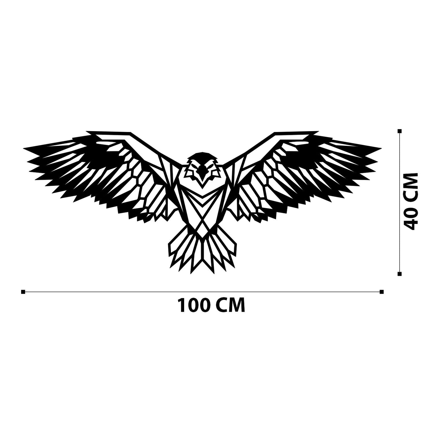 Metalna zidna dekoracija Eagle3 Metal Decor