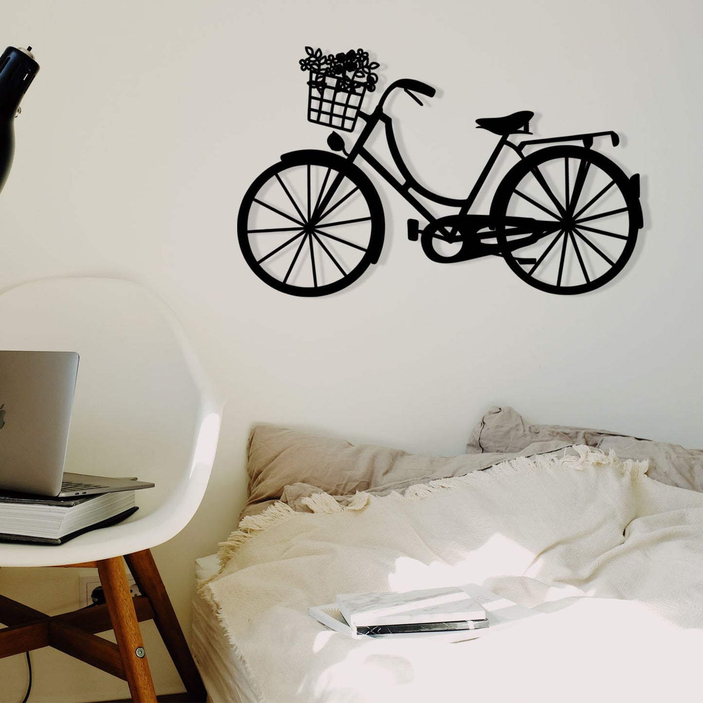 Metalna zidna dekoracija Bike