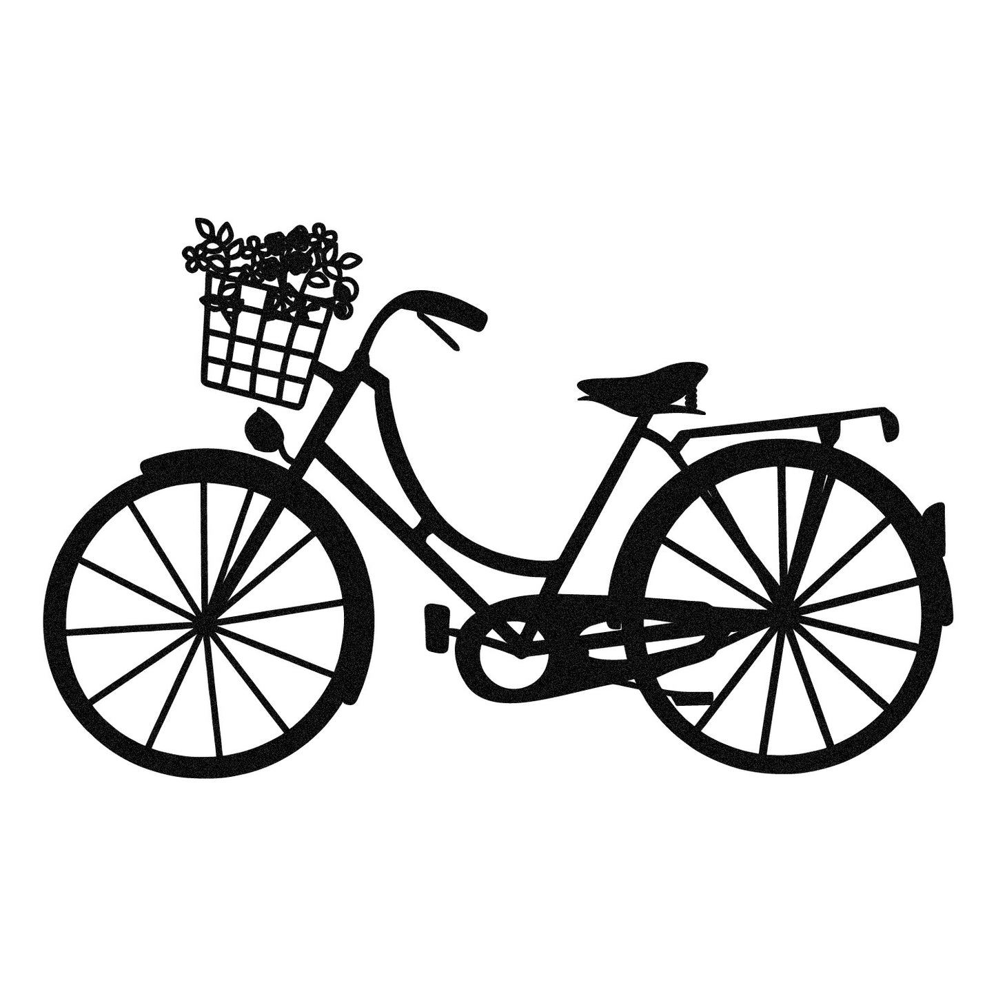 Metalna zidna dekoracija Bike