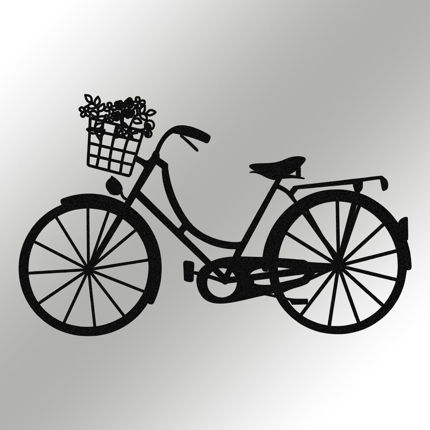 Metalna zidna dekoracija Bike